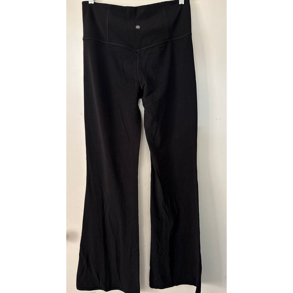 Athleta Elation Flare Pant Size Large Tall LT Black Style 981683 Yoga Workout - Picture 4 of 9